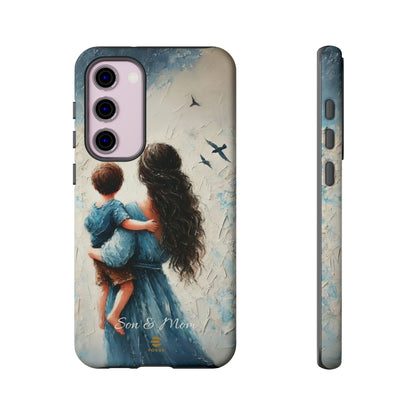 Custom Son & Mom Samsung Galaxy Tough Phone Case