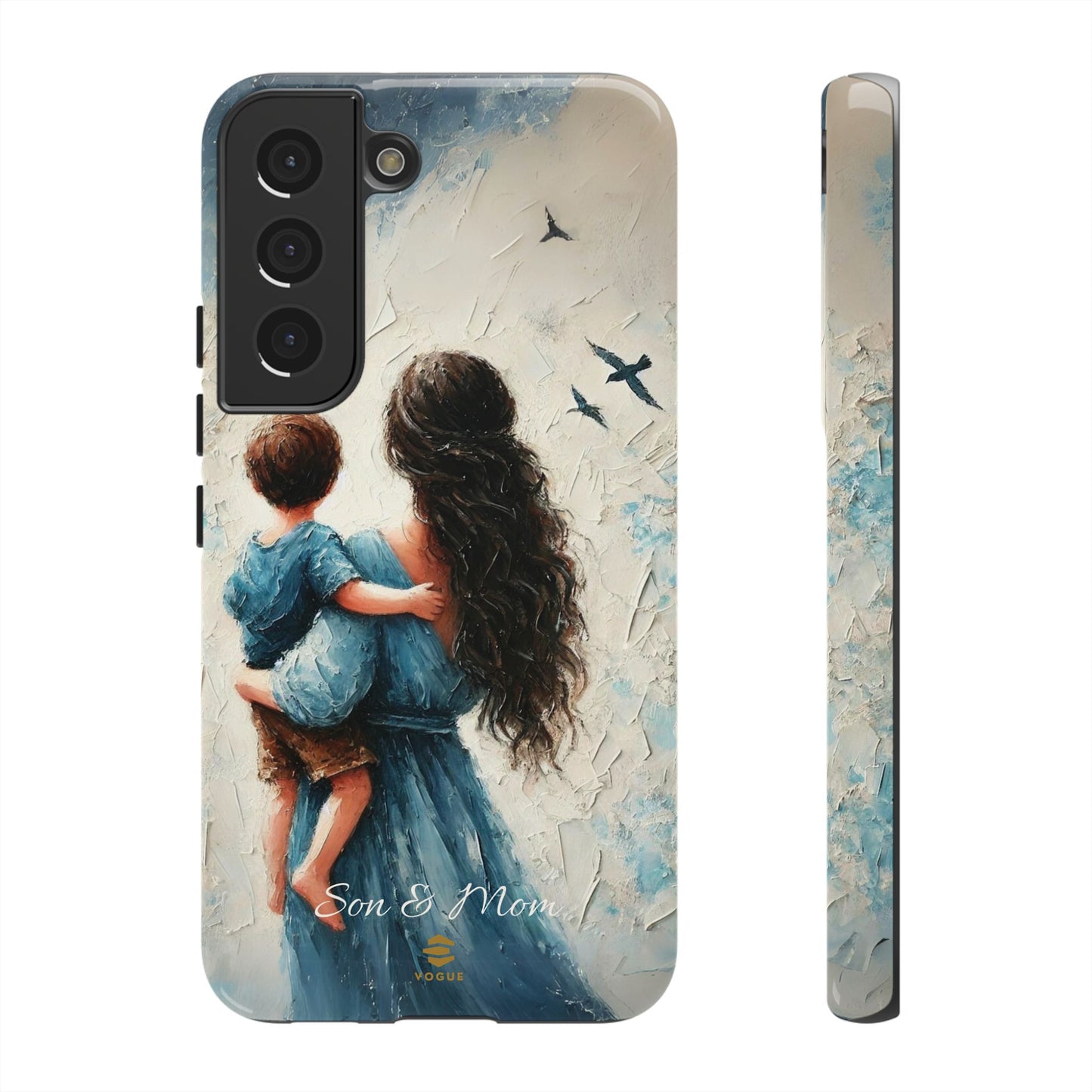 Custom Son & Mom Samsung Galaxy Tough Phone Case