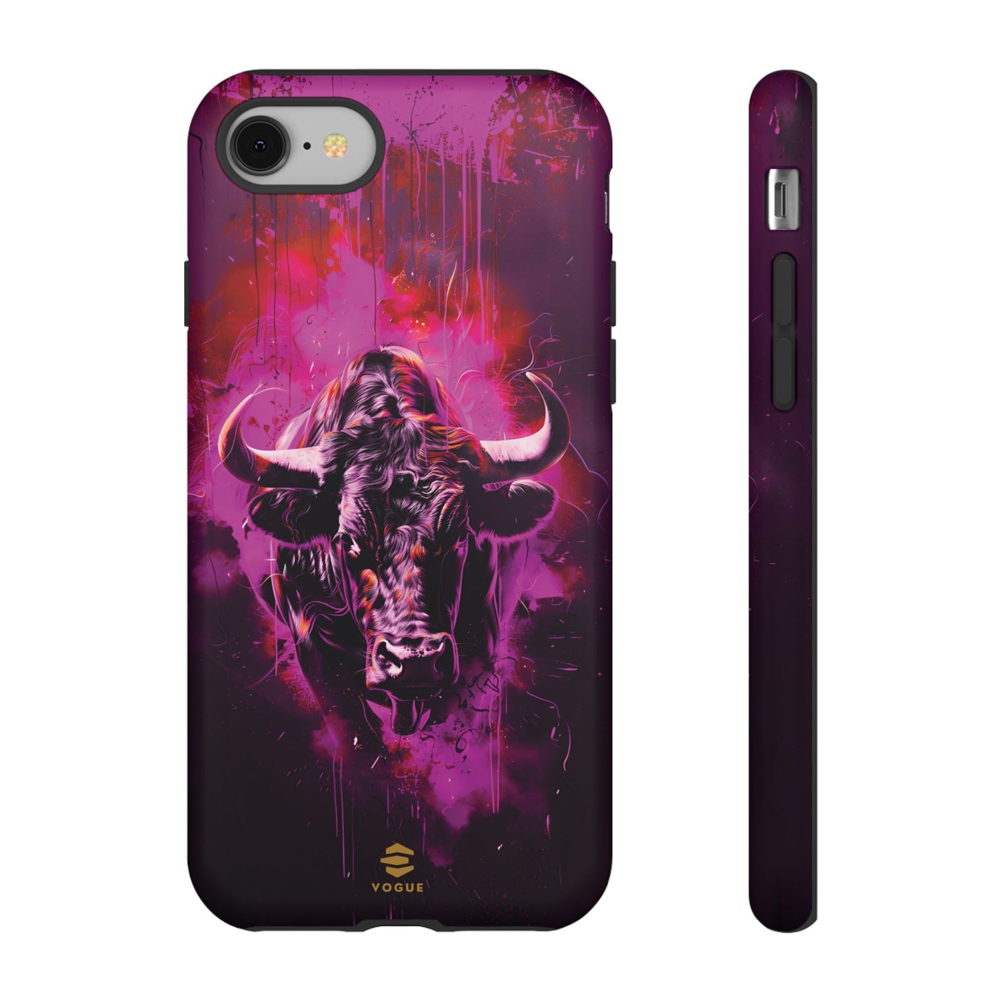 Bull Hot Pink iPhone Case