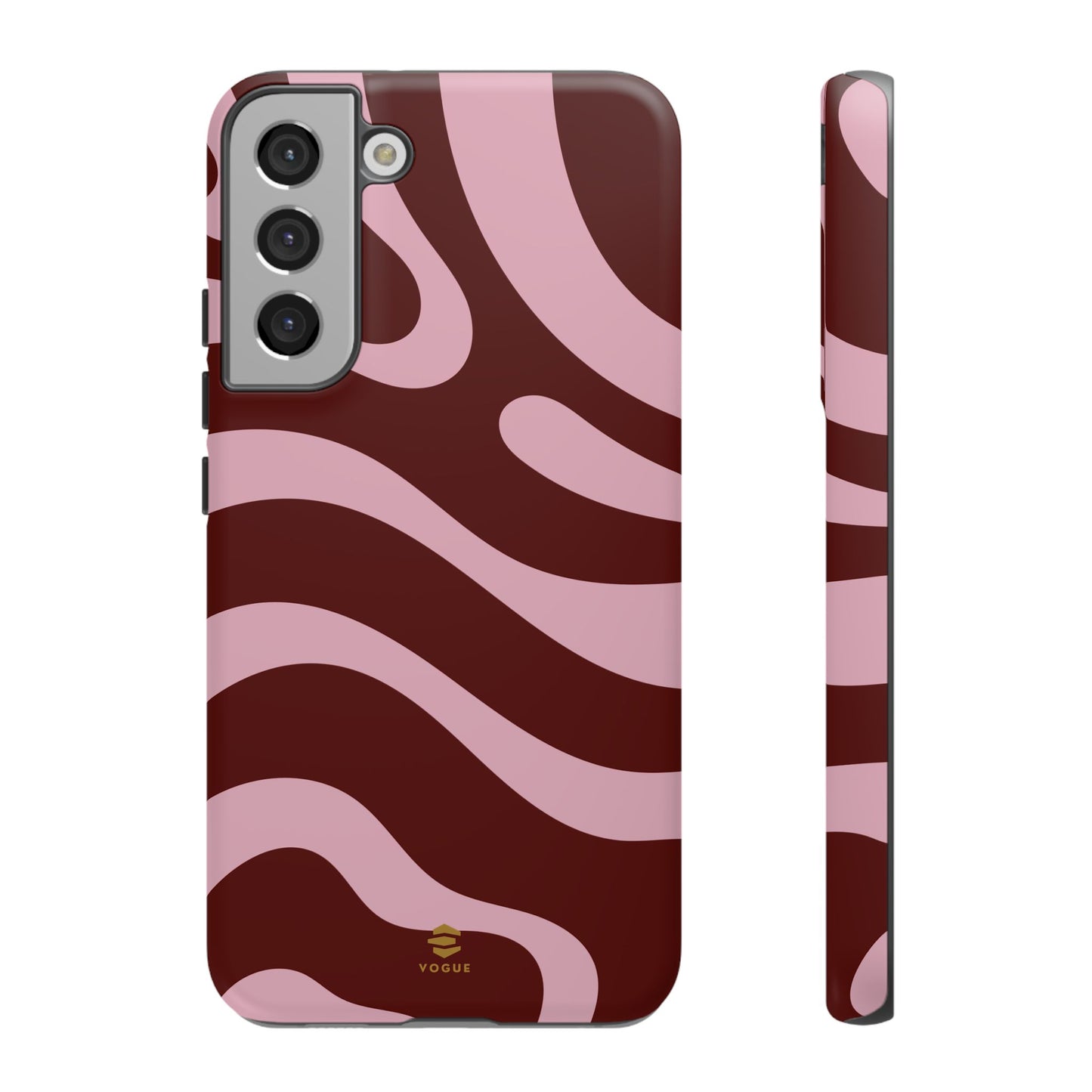 Maroon Ripple Samsung Galaxy Case