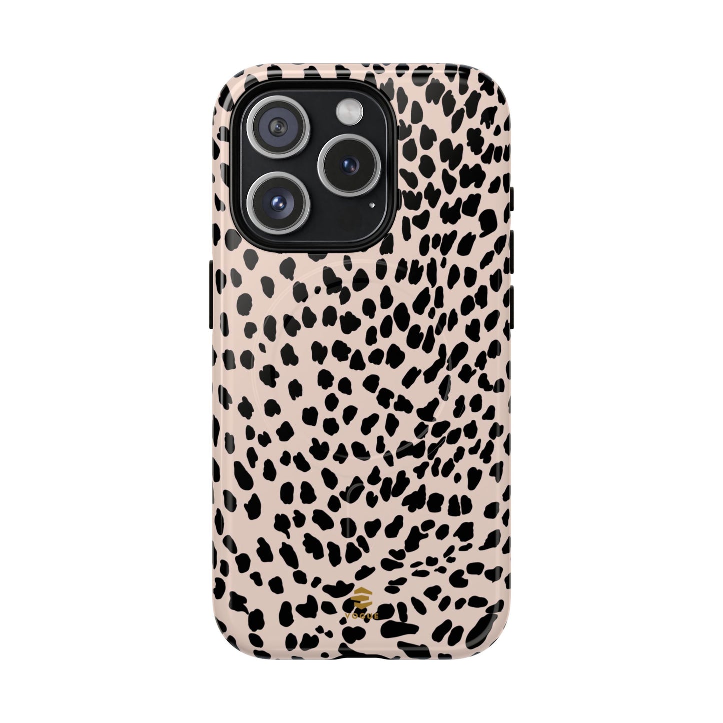 Beige Animal Print MagSafe iPhone Case