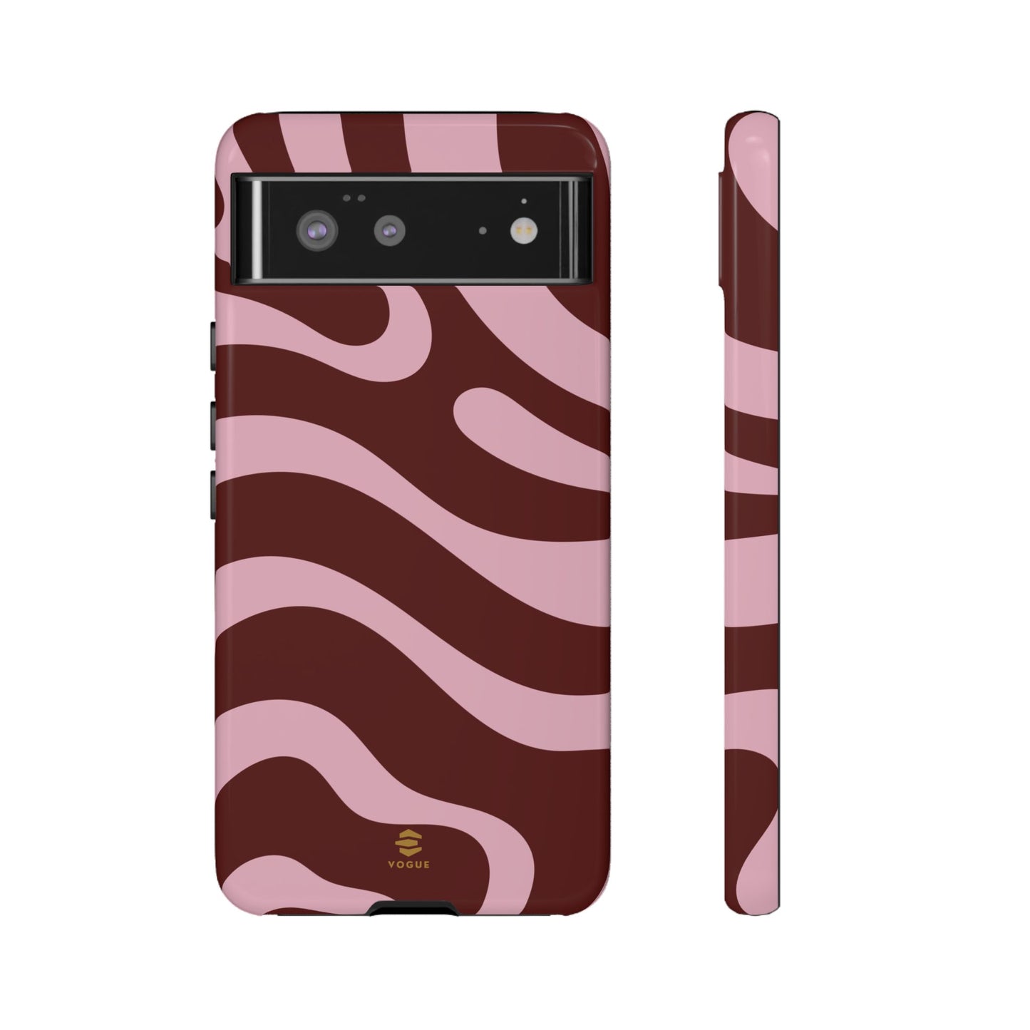 Maroon Ripple Google Pixel Case