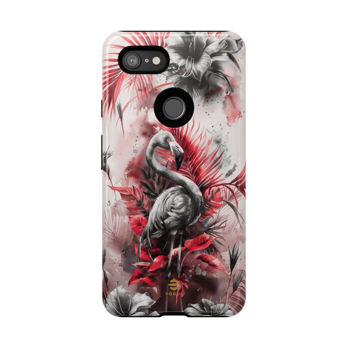 Flamingo Tropical Design Tough Phone Case Pixel