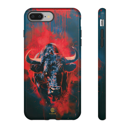 Bull Teal iPhone Case