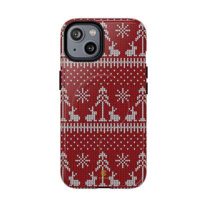 Red Xmas MagSafe iPhone Case