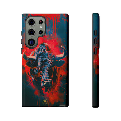 Bull Teal  Samsung Galaxy phone case