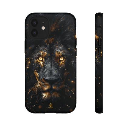 Funda para iPhone con diseño de león negro