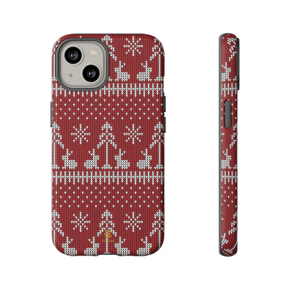 Red Xmas Jumper iPhone case