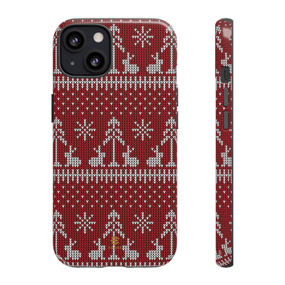 Red Xmas Jumper iPhone case