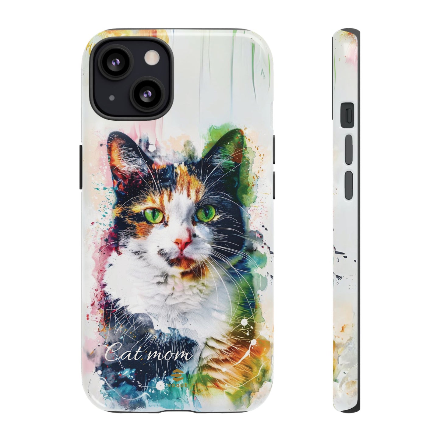 Custom Cat Mom iPhone Tough Case