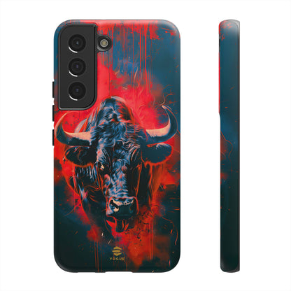 Bull Teal  Samsung Galaxy phone case