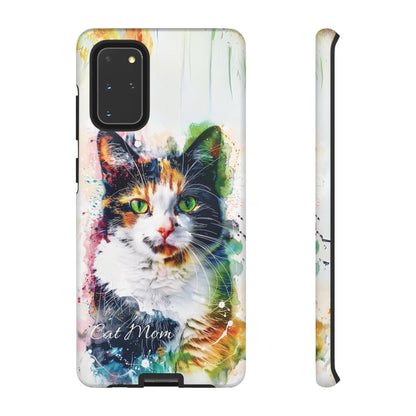 Custom Cat Mom Samsung Galaxy Tough Case