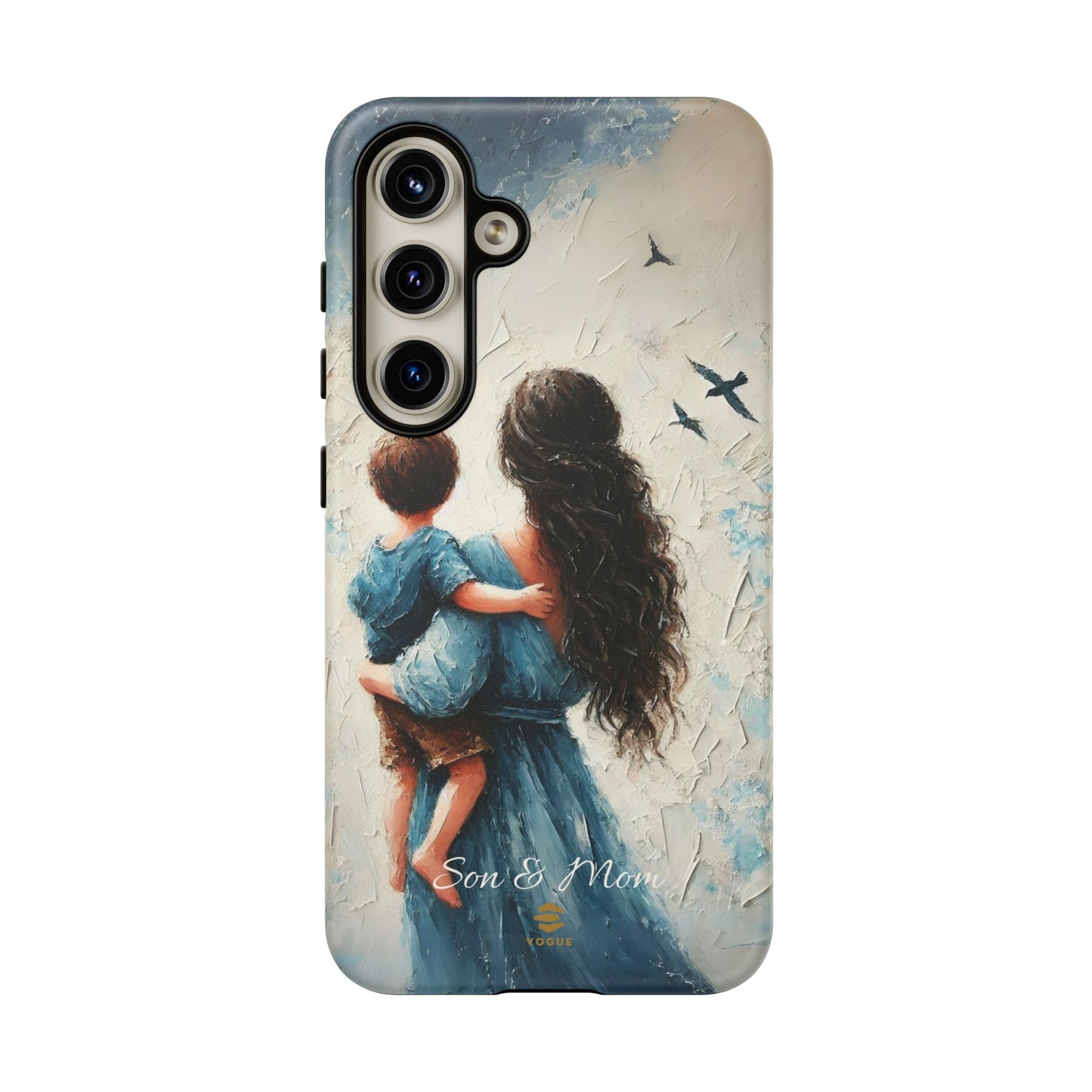 Custom Son & Mom Samsung Galaxy Tough Phone Case