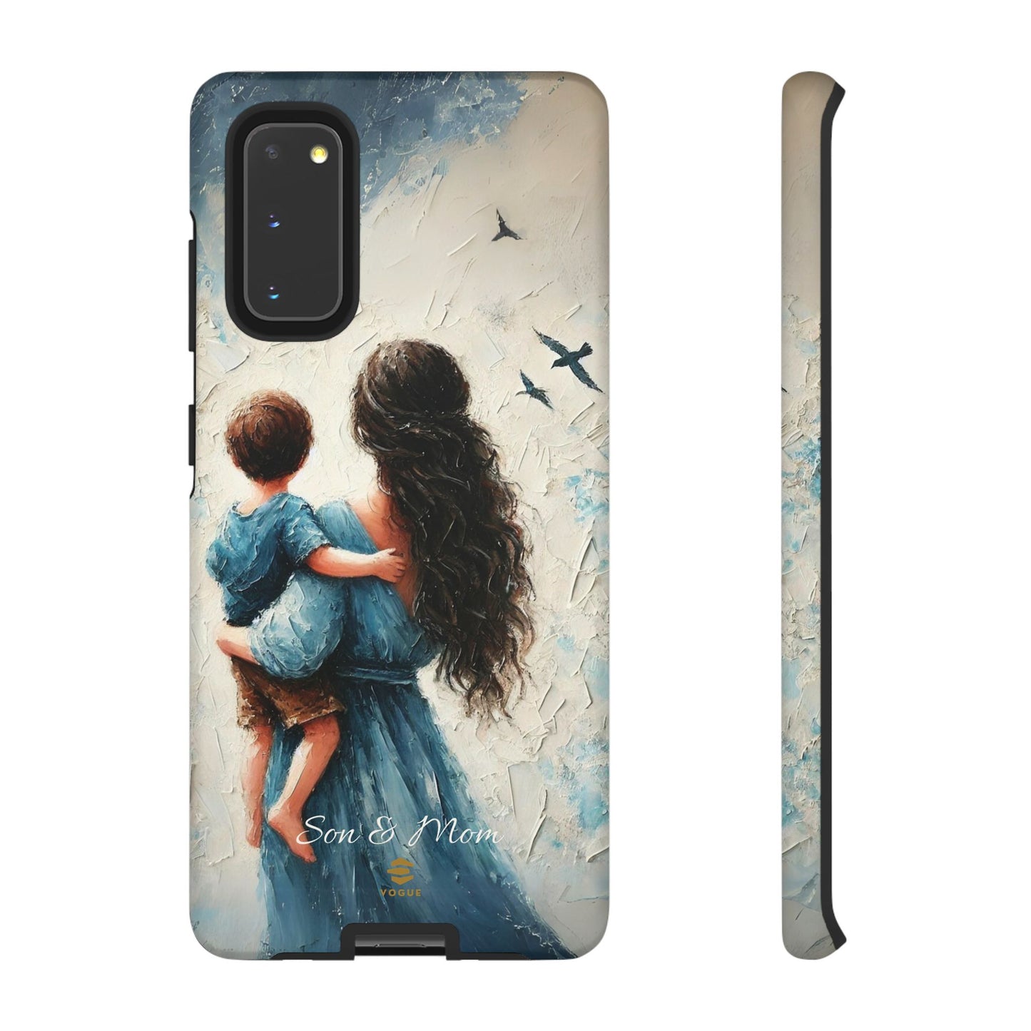 Custom Son & Mom Samsung Galaxy Tough Phone Case