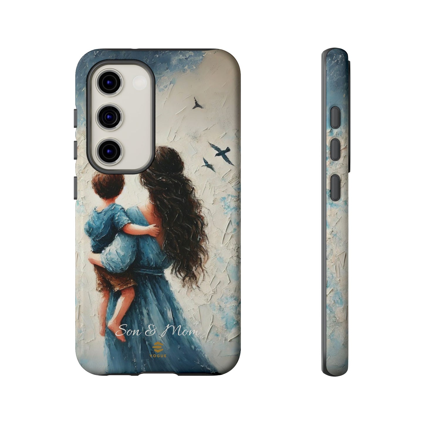 Custom Son & Mom Samsung Galaxy Tough Phone Case
