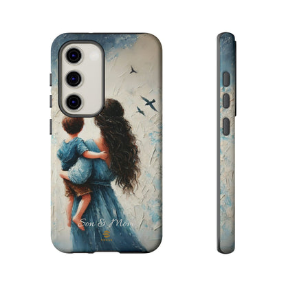 Custom Son & Mom Samsung Galaxy Tough Phone Case
