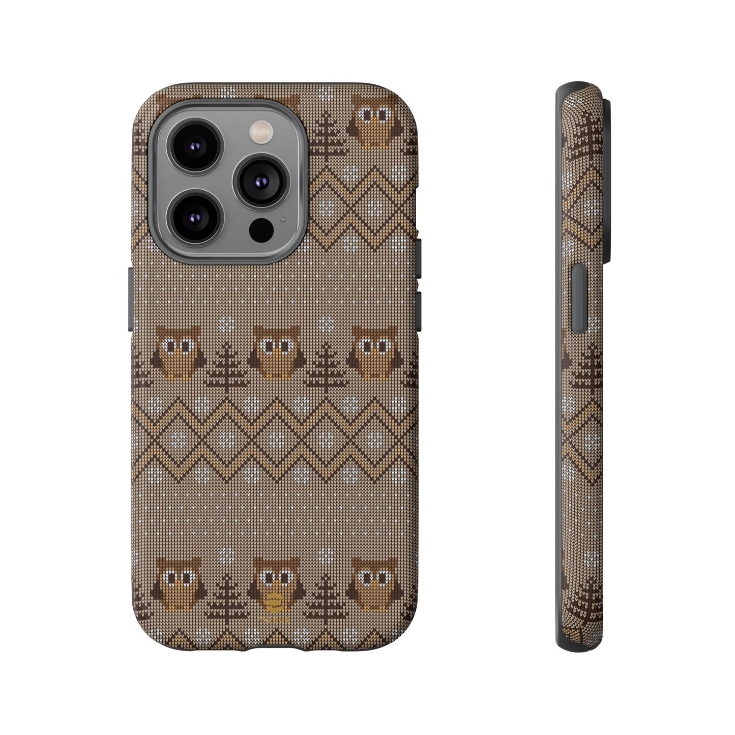 Owl Xmas Jumper iPhone case