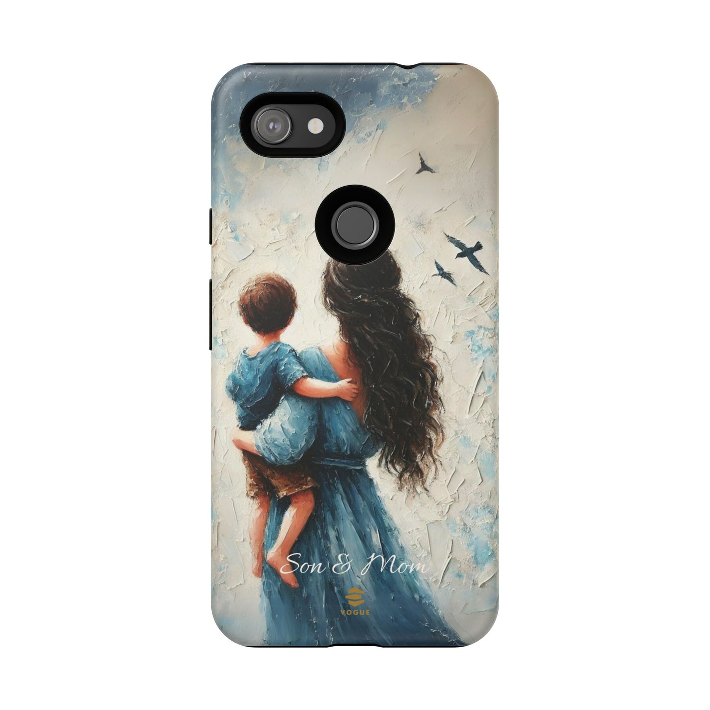 Custom Son & Mom Google Pixel Tough Phone Case