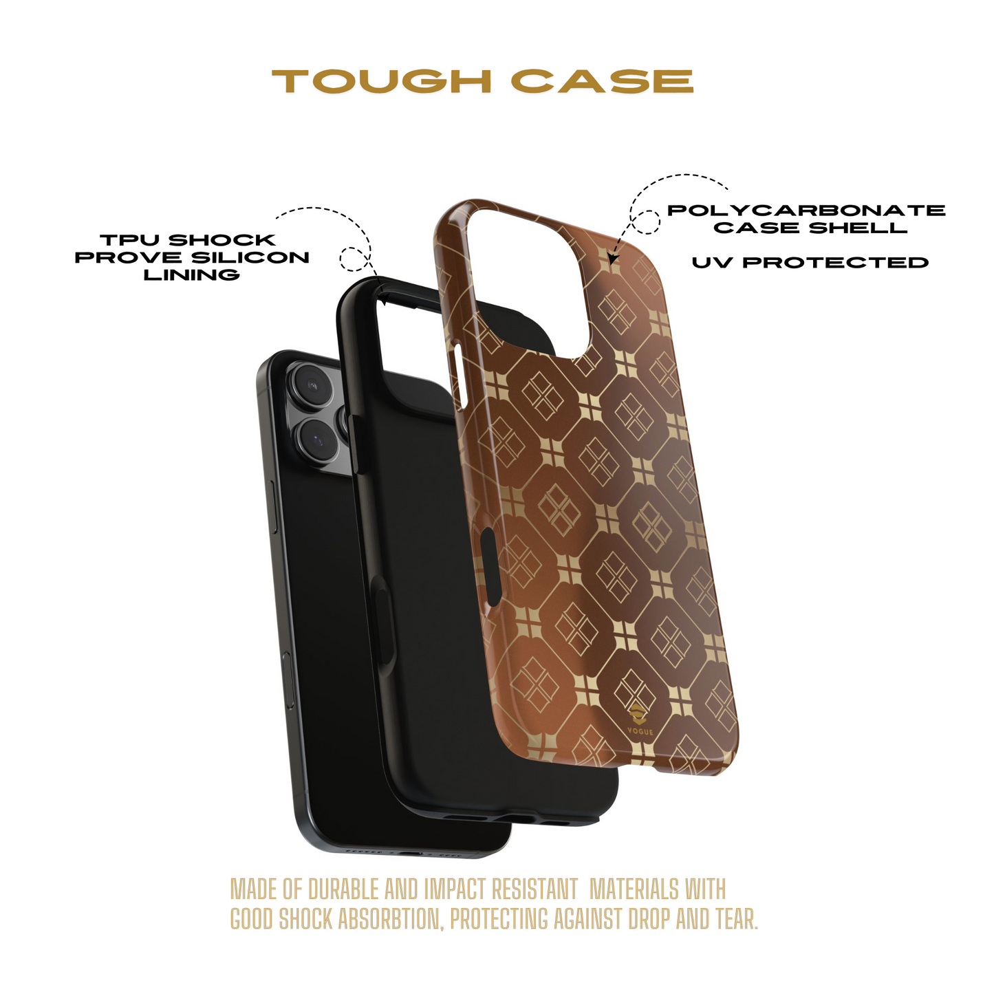 Gentleman's design iPhone Tough Case