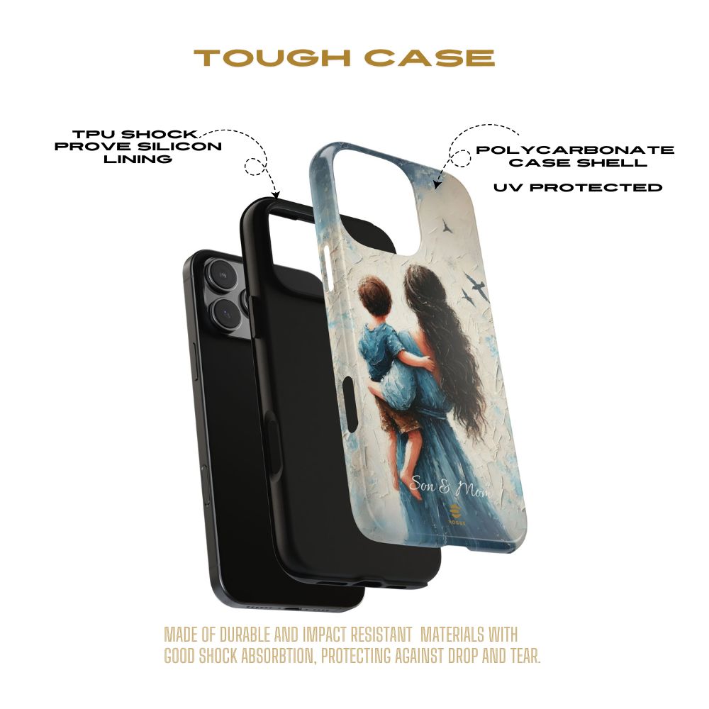 Custom Son & Mom iPhone Tough Case