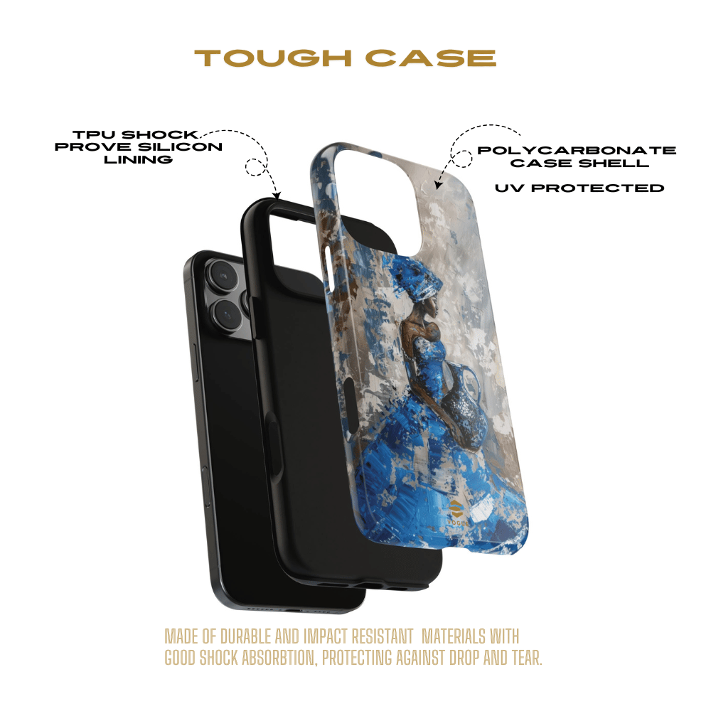 Blue Muse iPhone Case