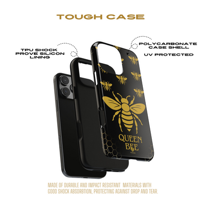 Funda para iPhone con diseño de abeja reina