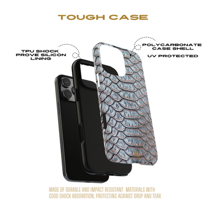 Blue Hiss iPhone Tough Case