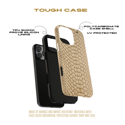 Beige Hiss iPhone Case