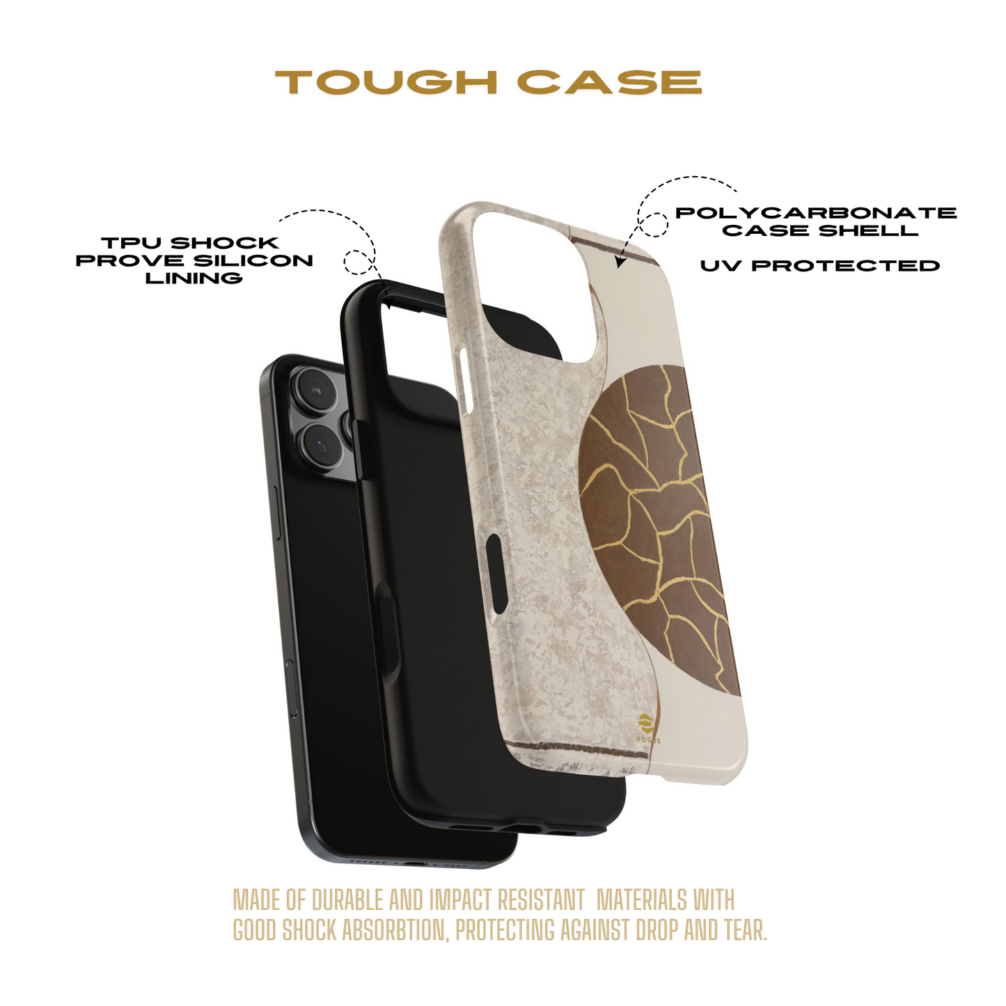 Funda para iPhone con diseño de sinfonía de piedra arenisca