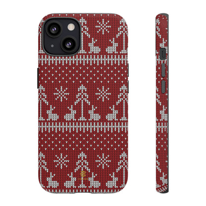 Red Xmas Jumper iPhone case