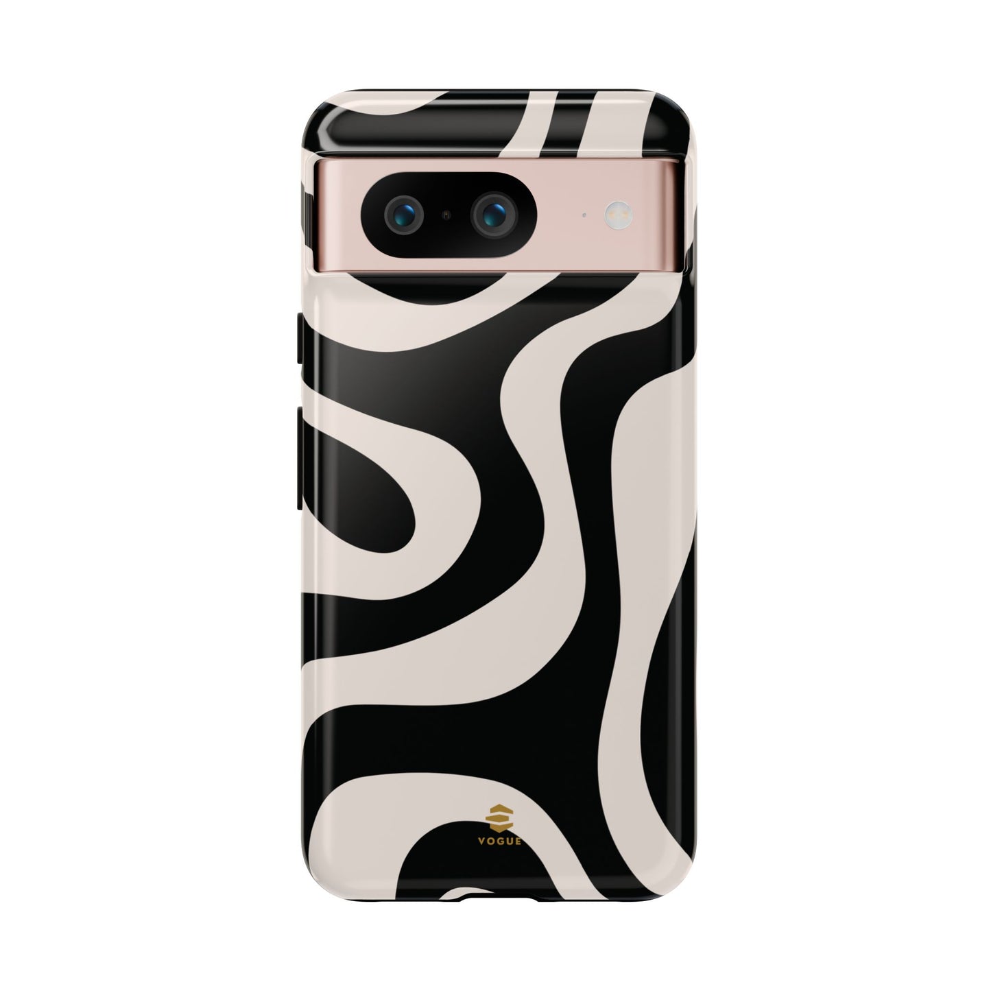 Black Swirl Google Pixel Tough Case