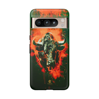 Green Bull Google Pixel Tough Case