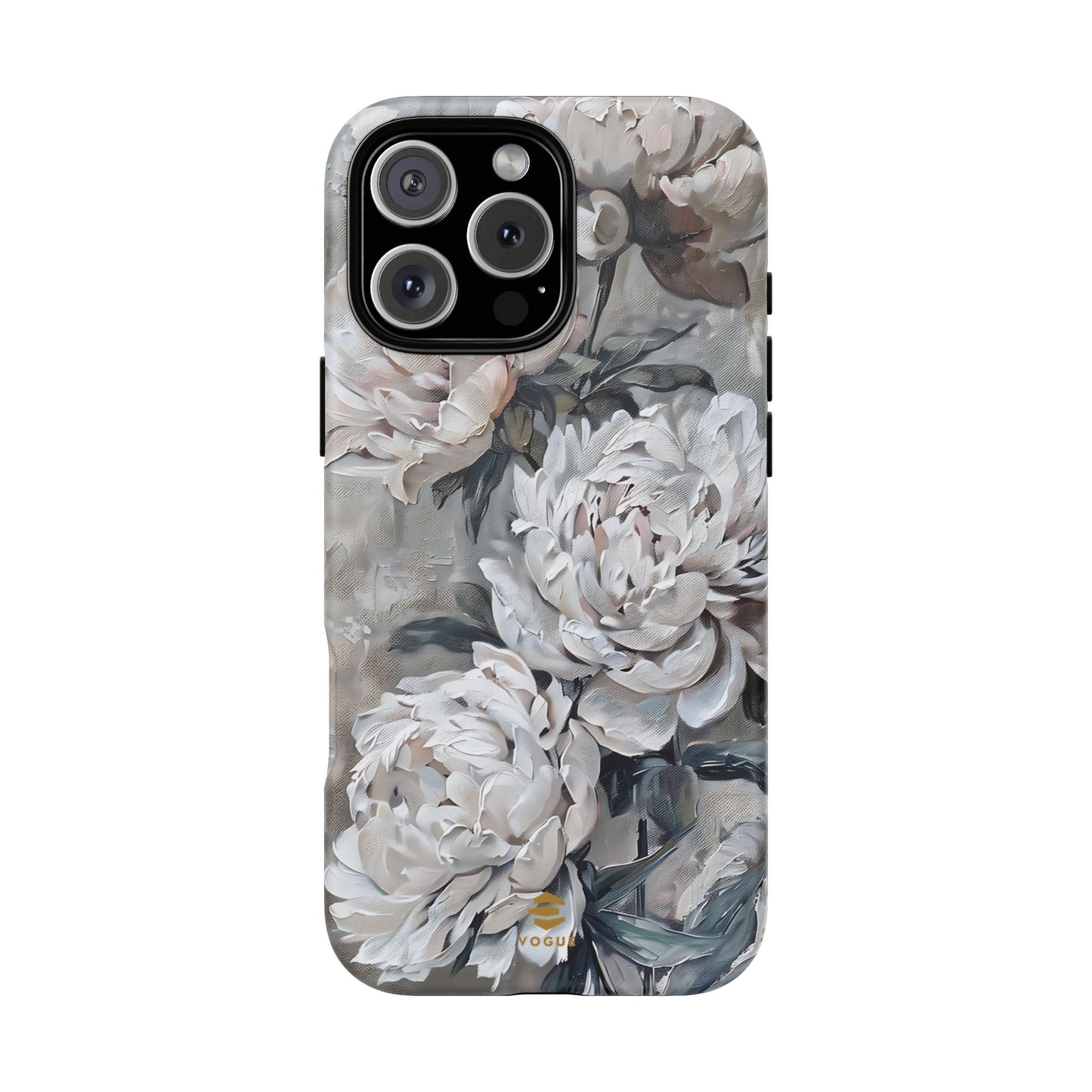 Funda para iPhone con pintura de peonías