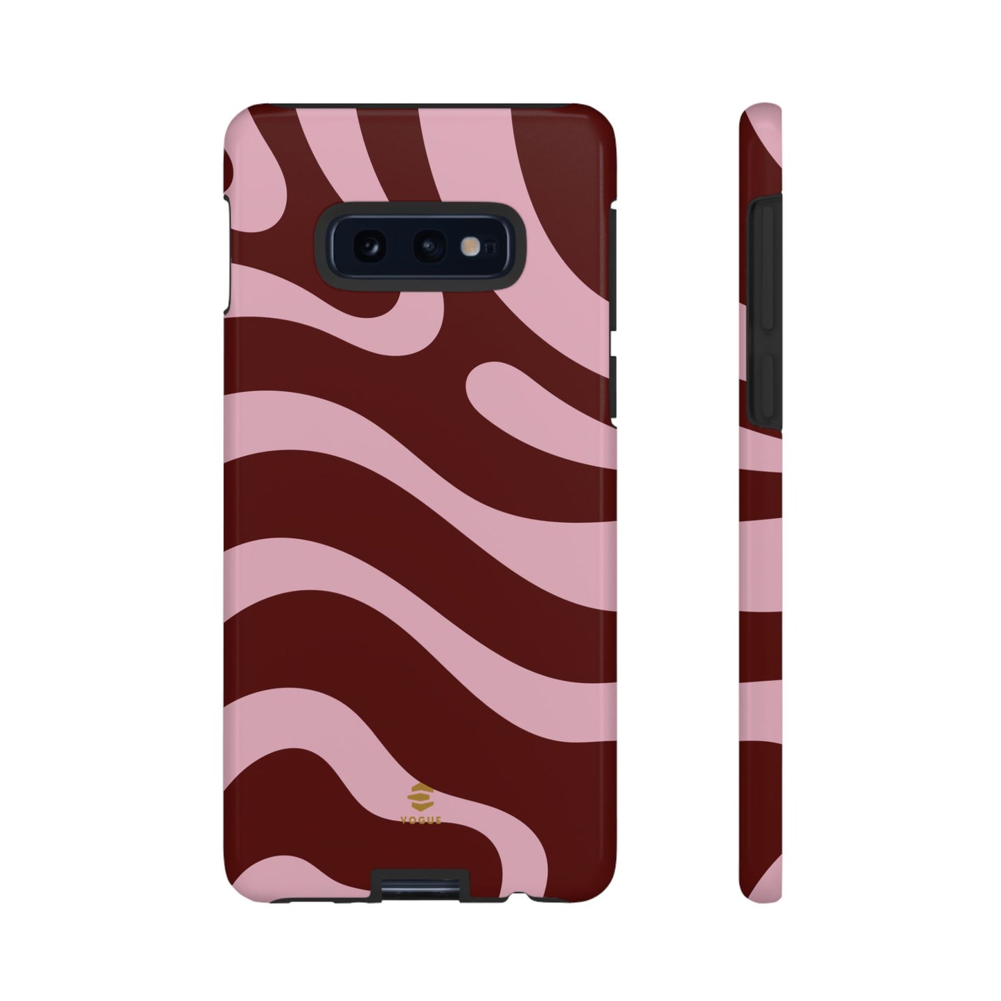 Maroon Ripple Samsung Galaxy Case