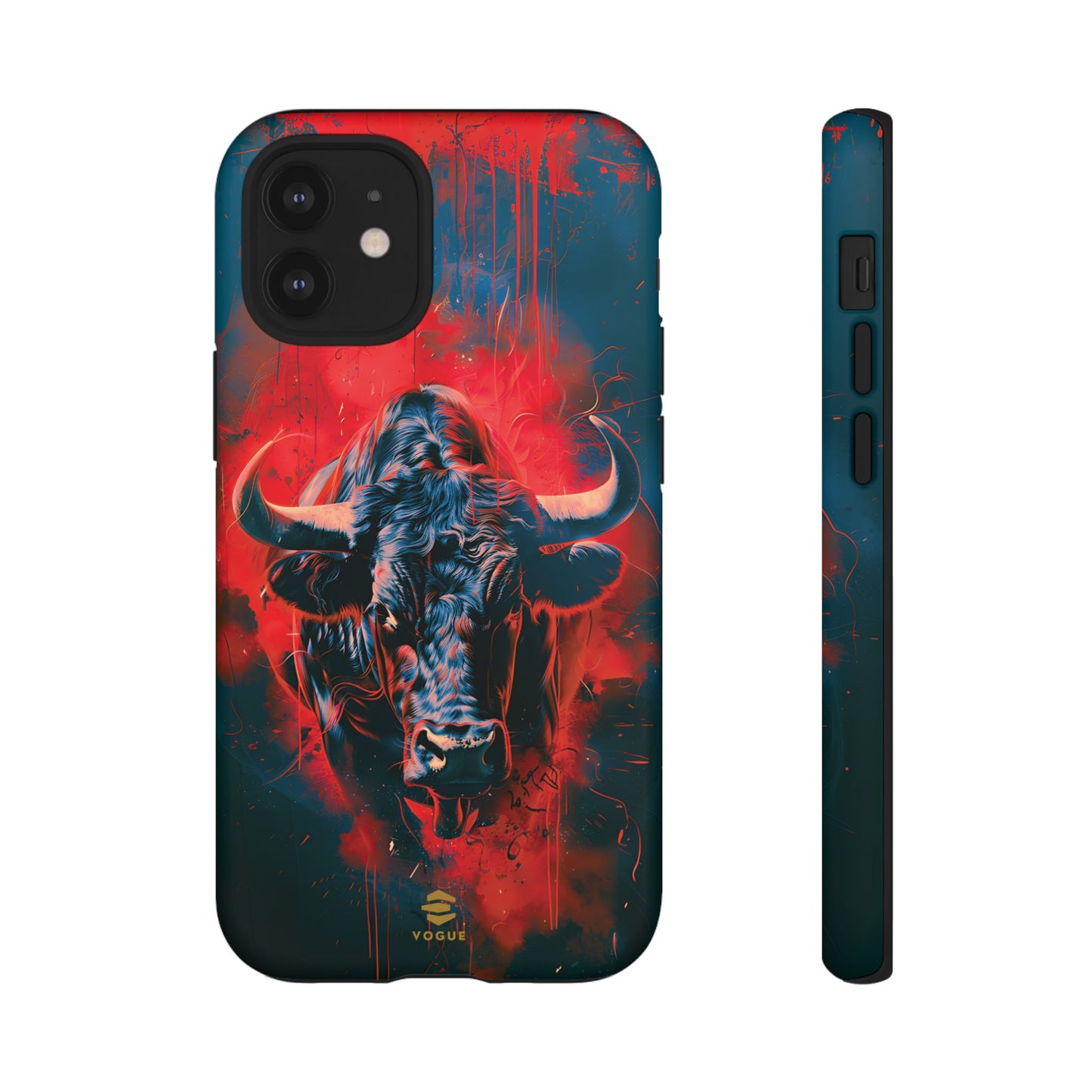 Bull Teal iPhone Case