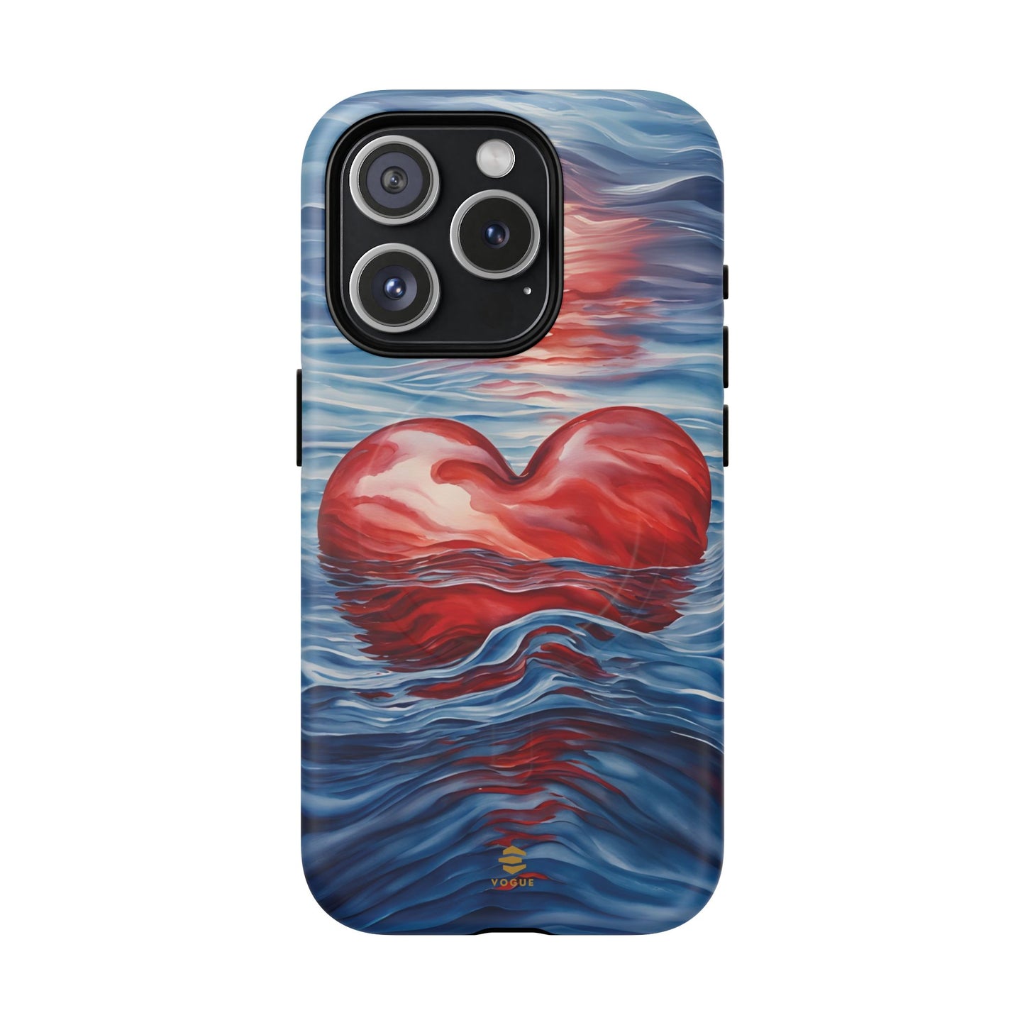 Deep Devotion Red Heart MagSafe Case Valentine's gift Protective Cover