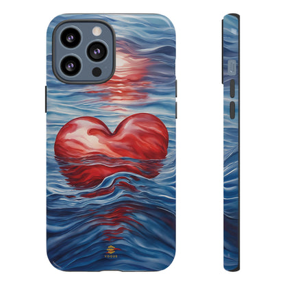 Deep Devotion Red Heart iPhone Tough Case Valentine's gift Protective Cover