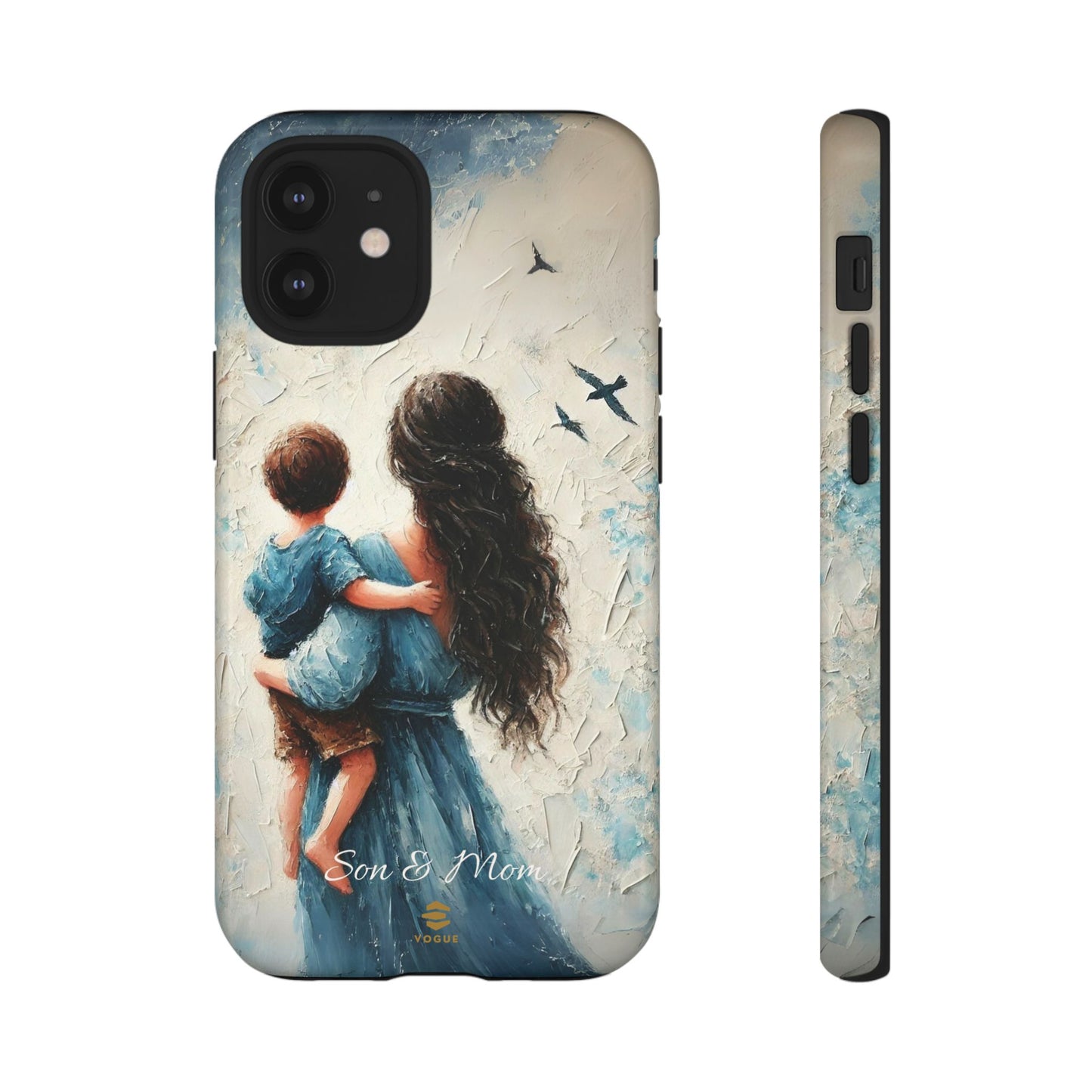Custom Son & Mom iPhone Tough Case
