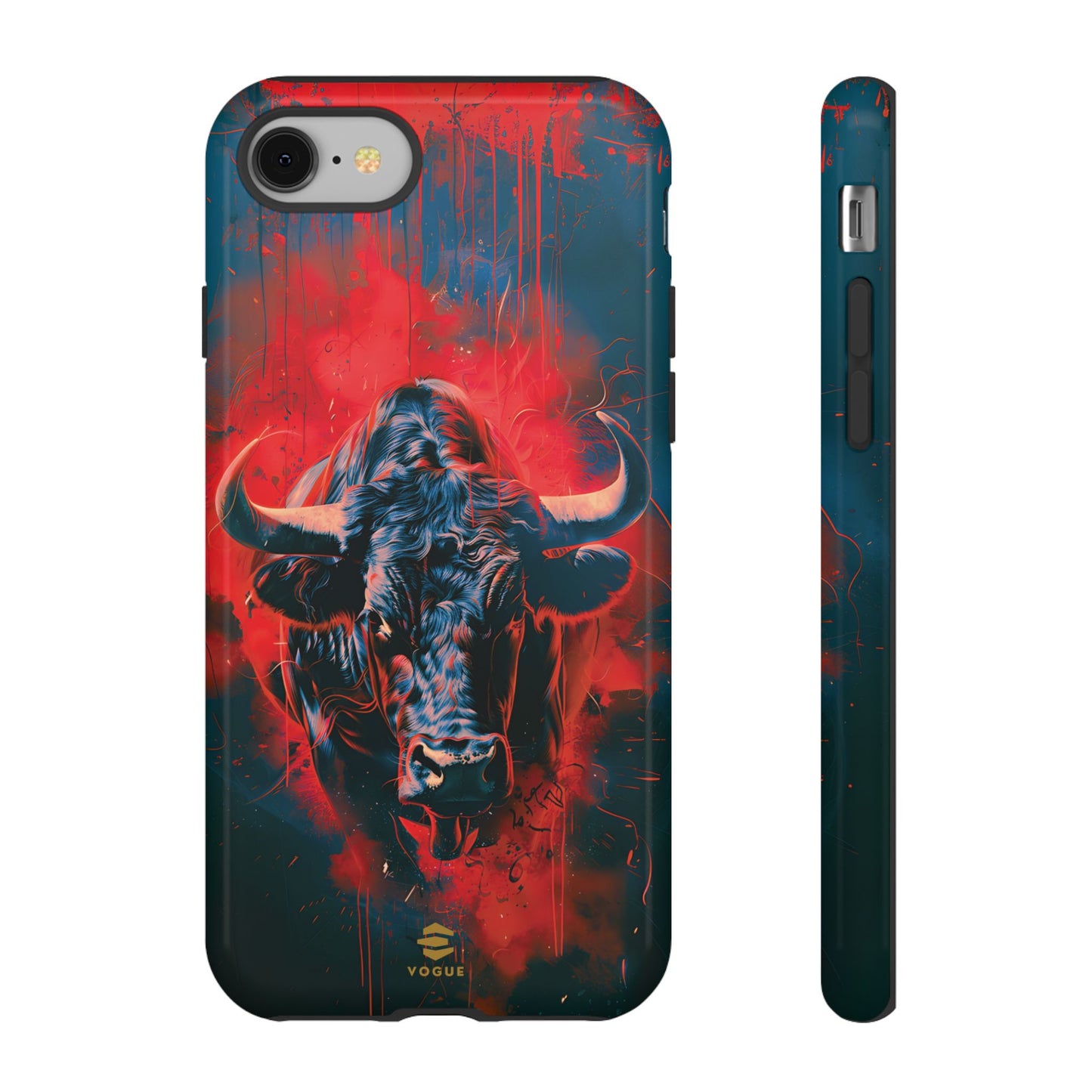 Bull Teal iPhone Case