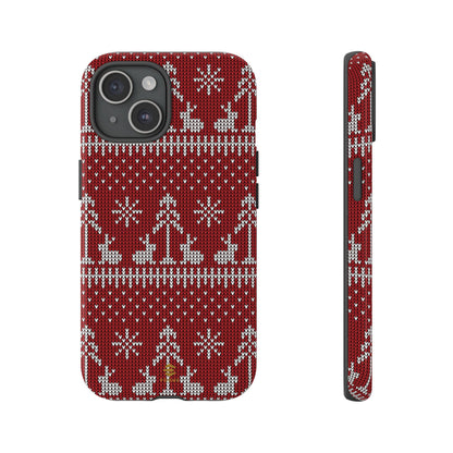 Red Xmas Jumper iPhone case