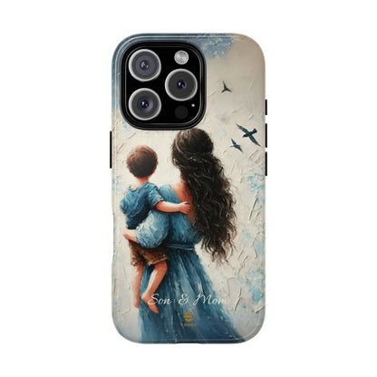Custom Son & Mom iPhone Tough Case
