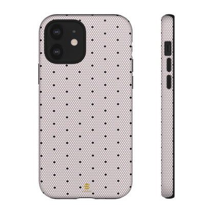 Funda para iPhone Allure con encaje color piel