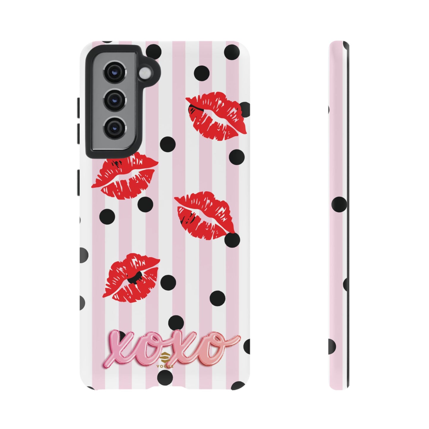 Berry Kiss Phone Case Valentine's day gift for her Samsung Galaxy Tough Case