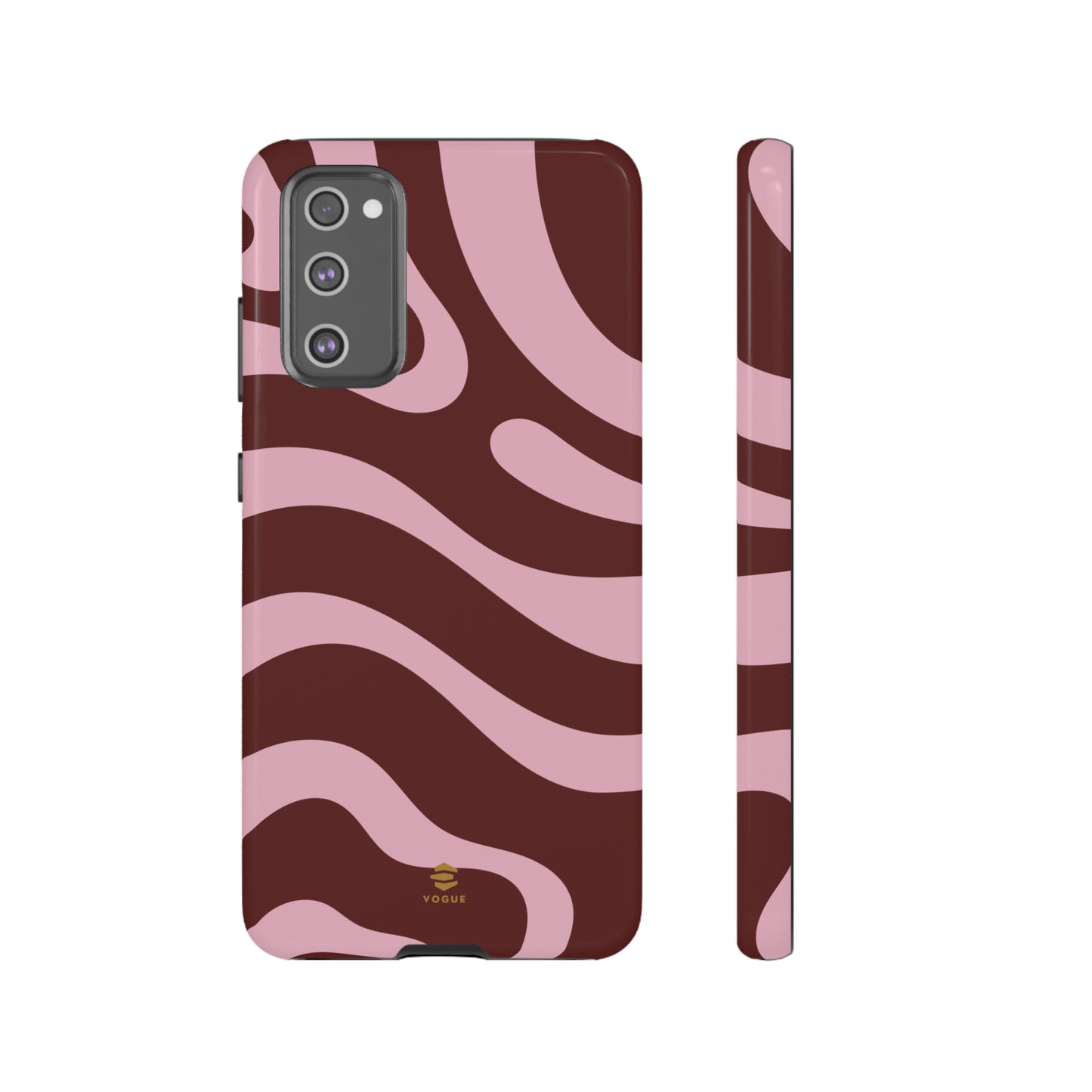 Maroon Ripple Samsung Galaxy Case