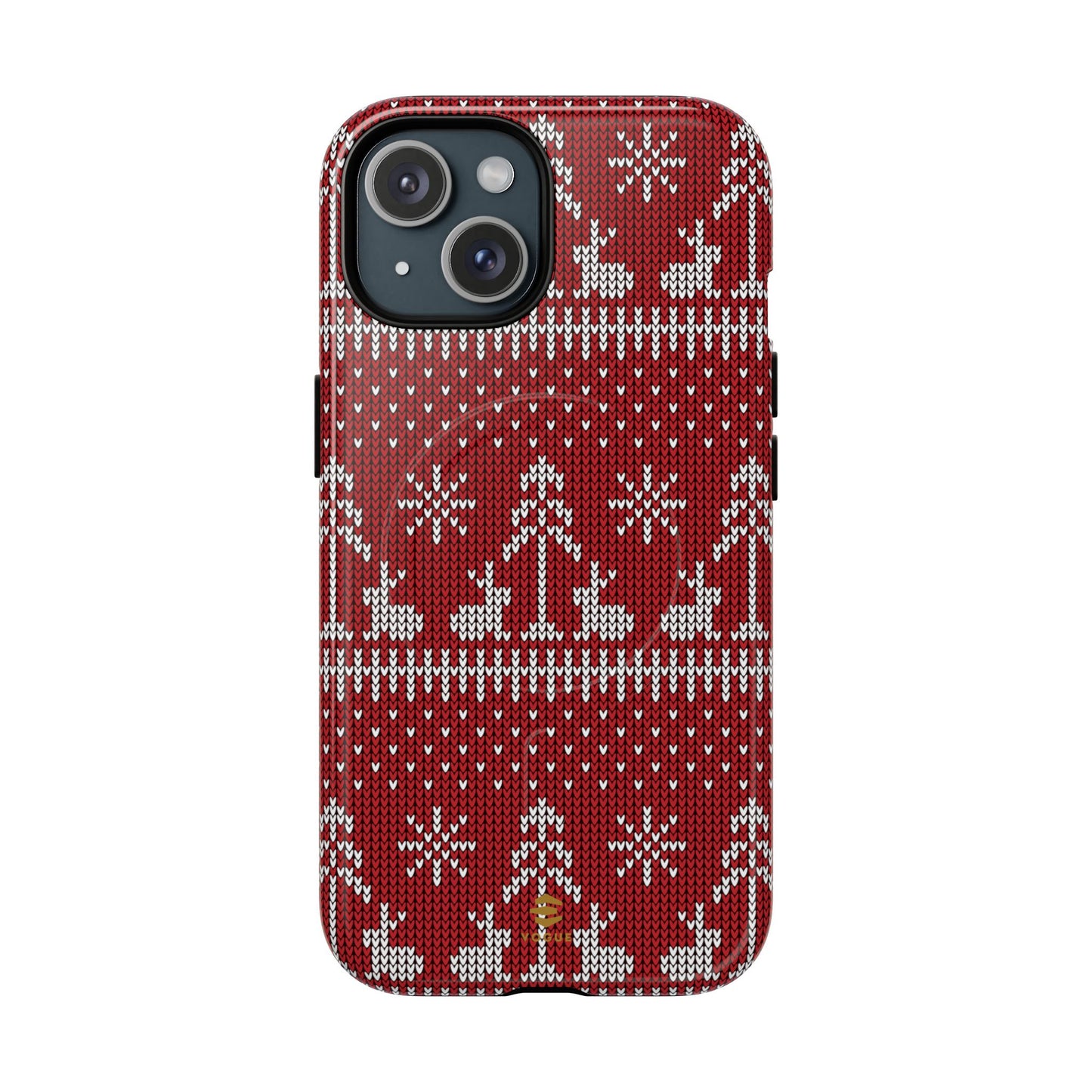 Red Xmas MagSafe iPhone Case