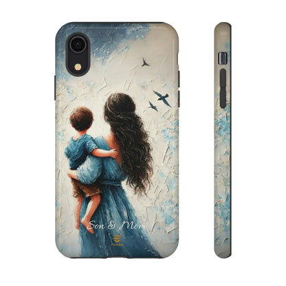 Custom Son & Mom iPhone Tough Case