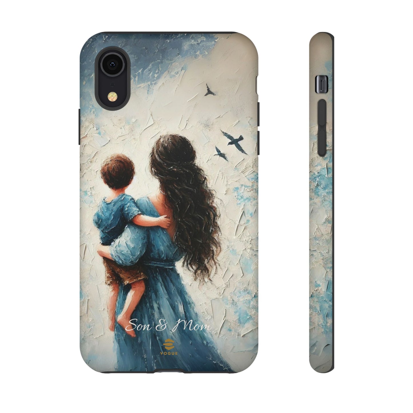 Custom Son & Mom iPhone Tough Case