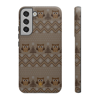 Owl Xmas Jumper Samsung Galaxy Case