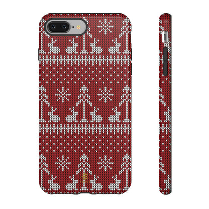 Red Xmas Jumper iPhone case