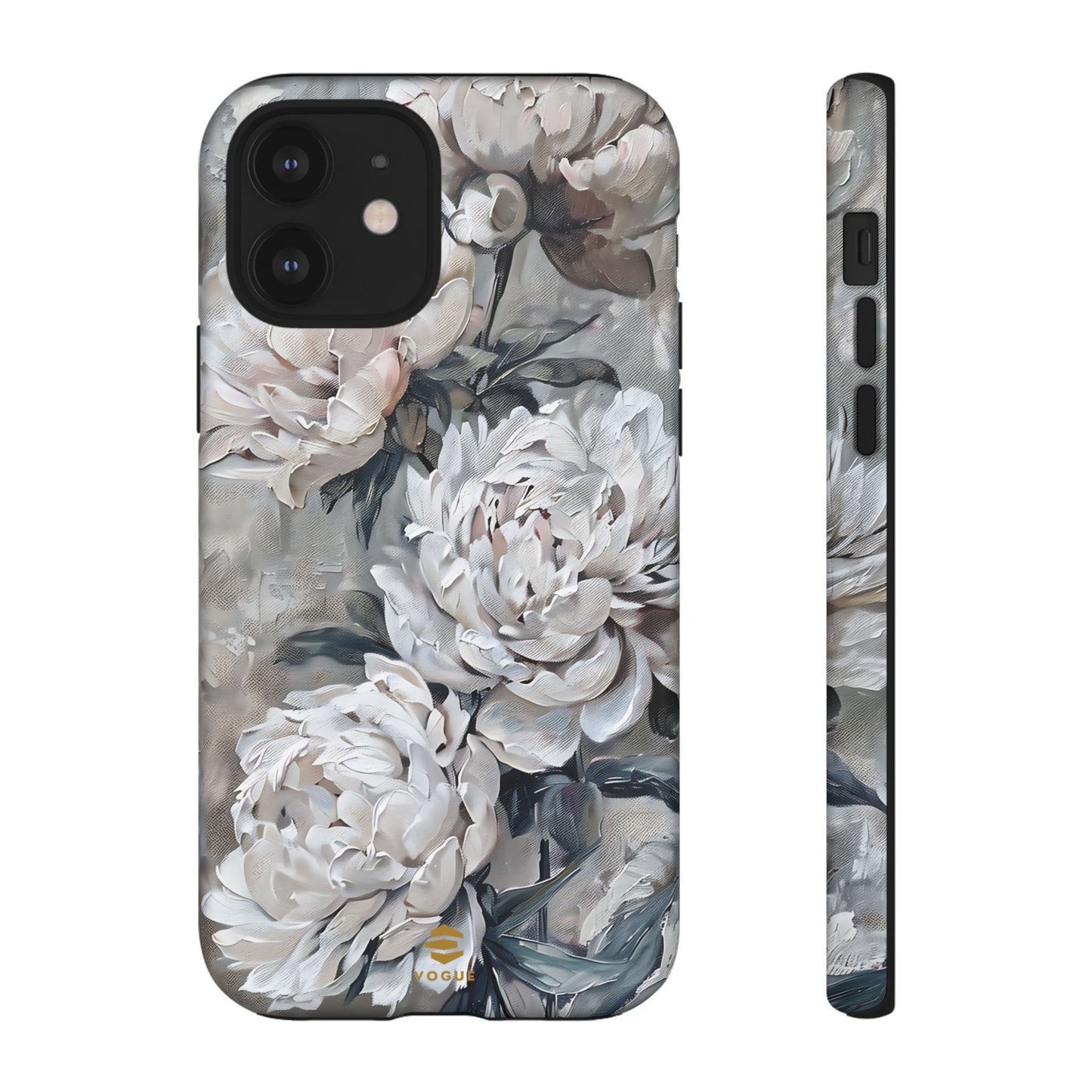 Funda para iPhone con pintura de peonías